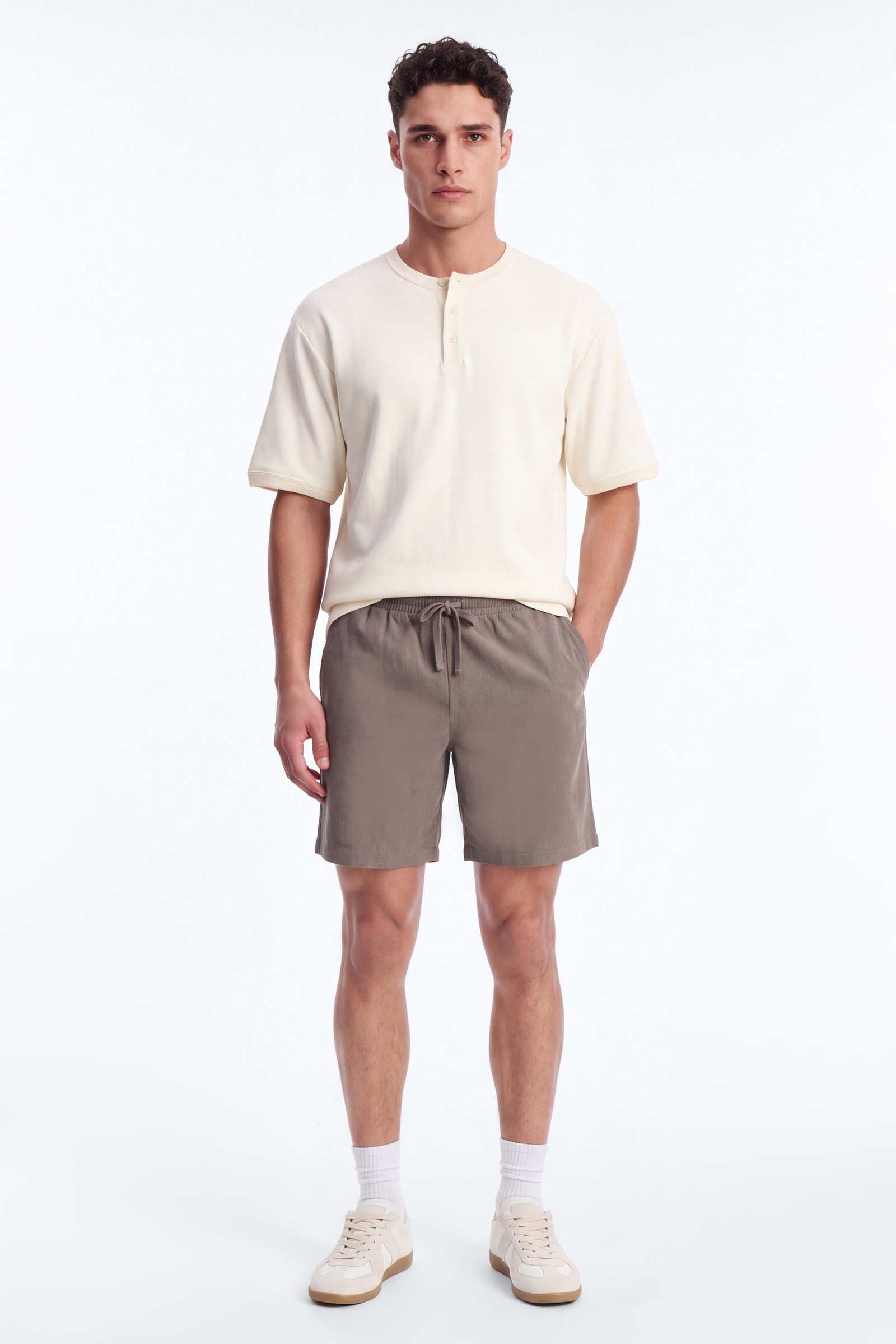 Short velours côtelé