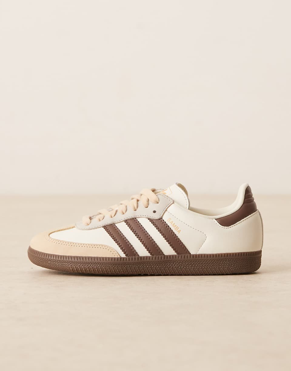 Samba OG trainers in cream and brown