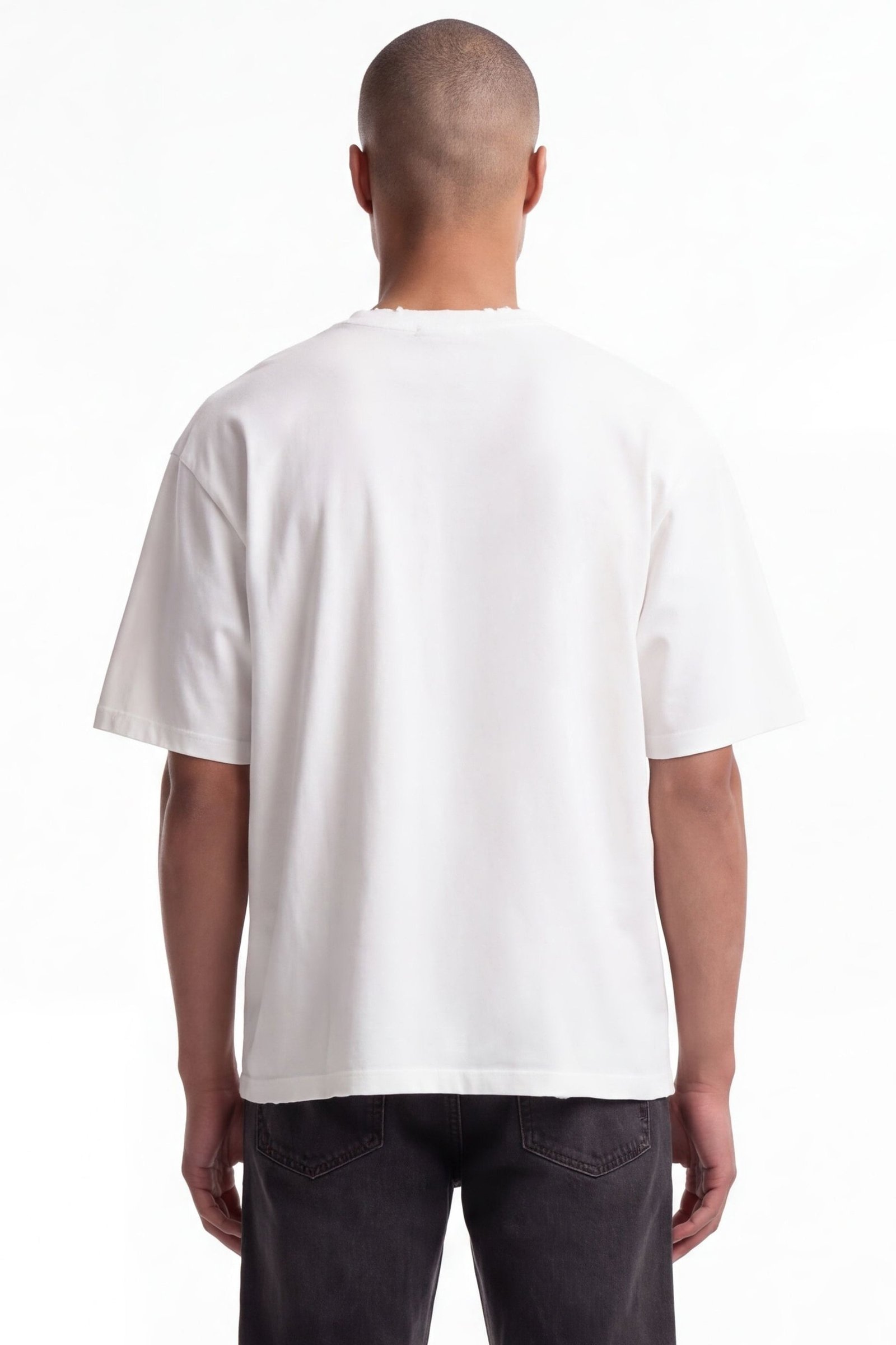 T-shirt usé délavé