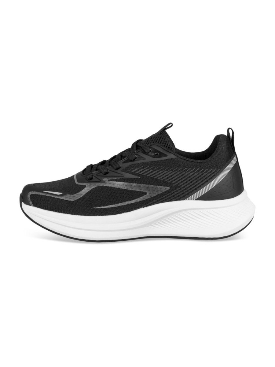 Baskets running semelle blanche noires