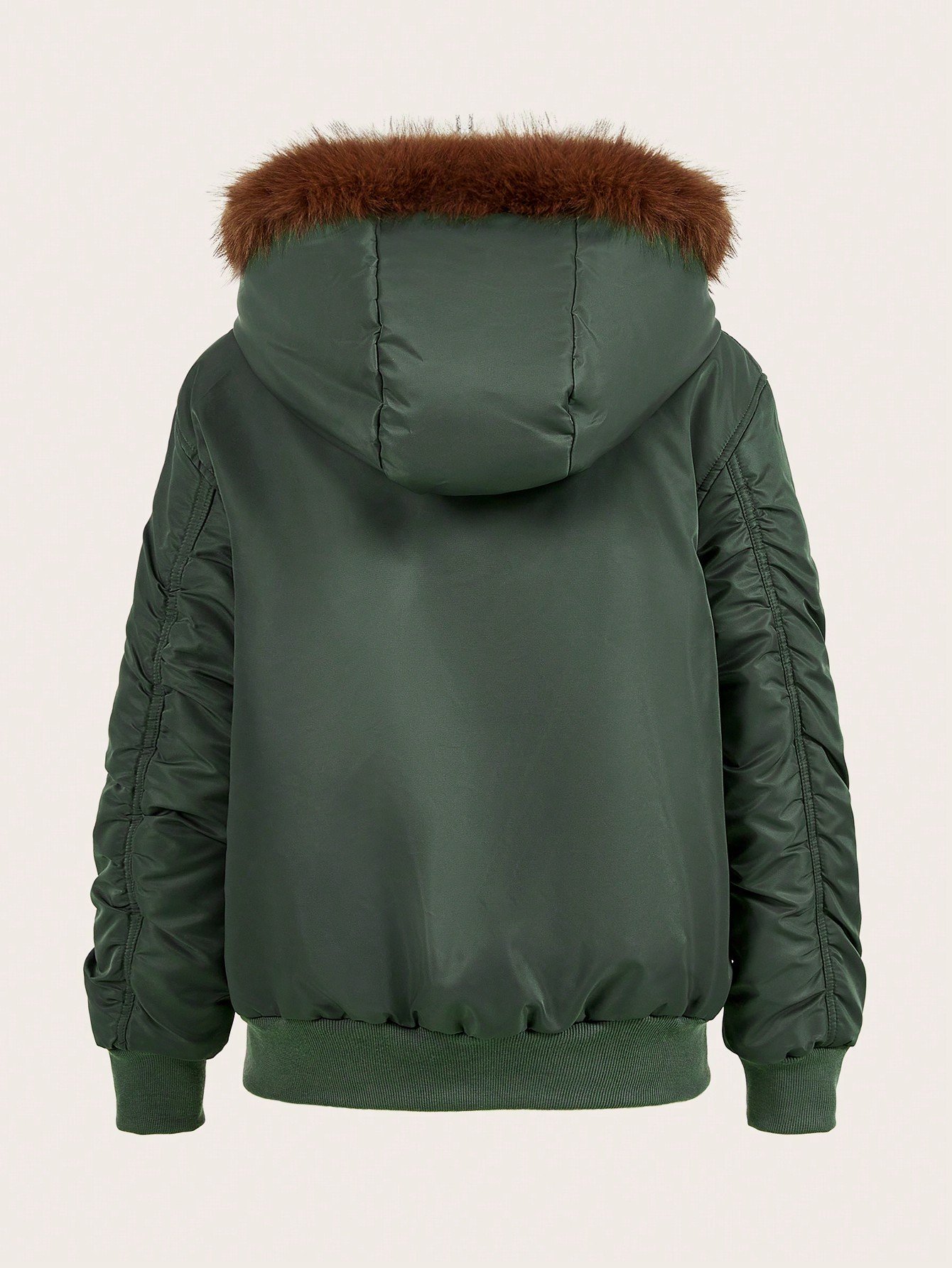 Parka d chta matelassée b capuche mbettna b fourrure