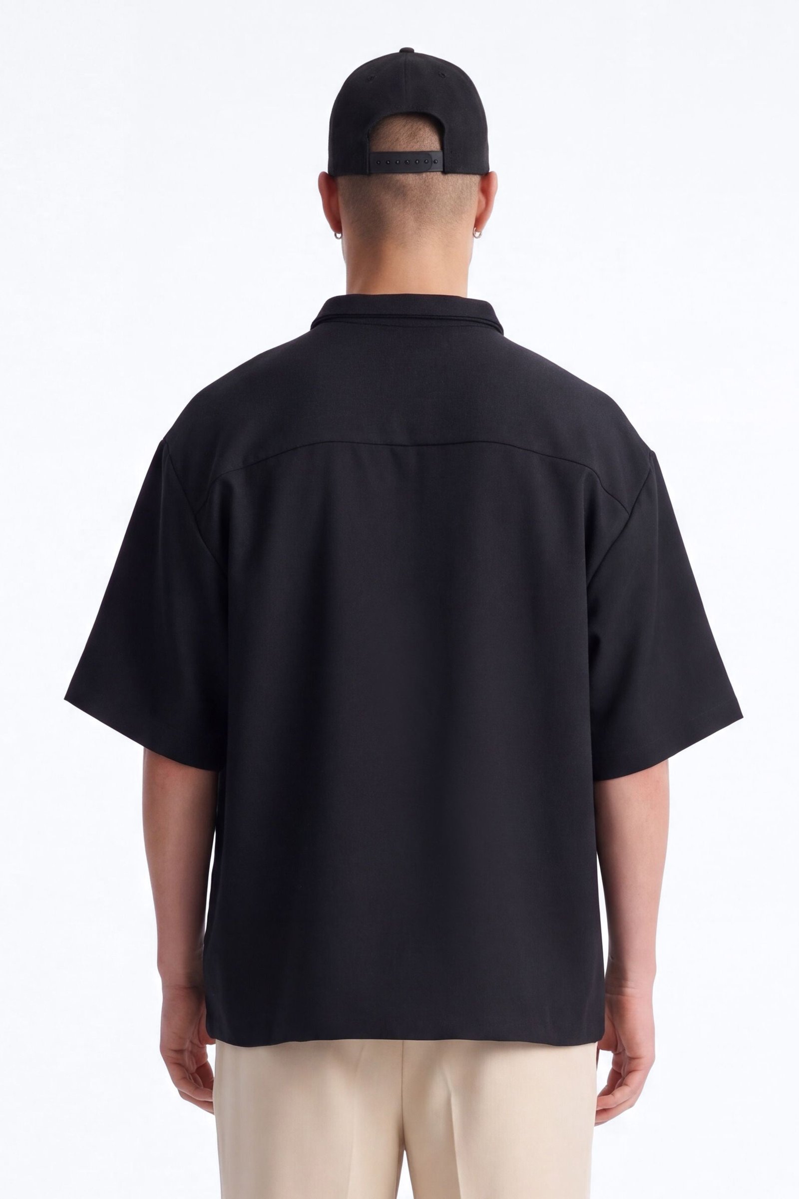 Qamija d twill, coupe wass3a, kmam qsar
