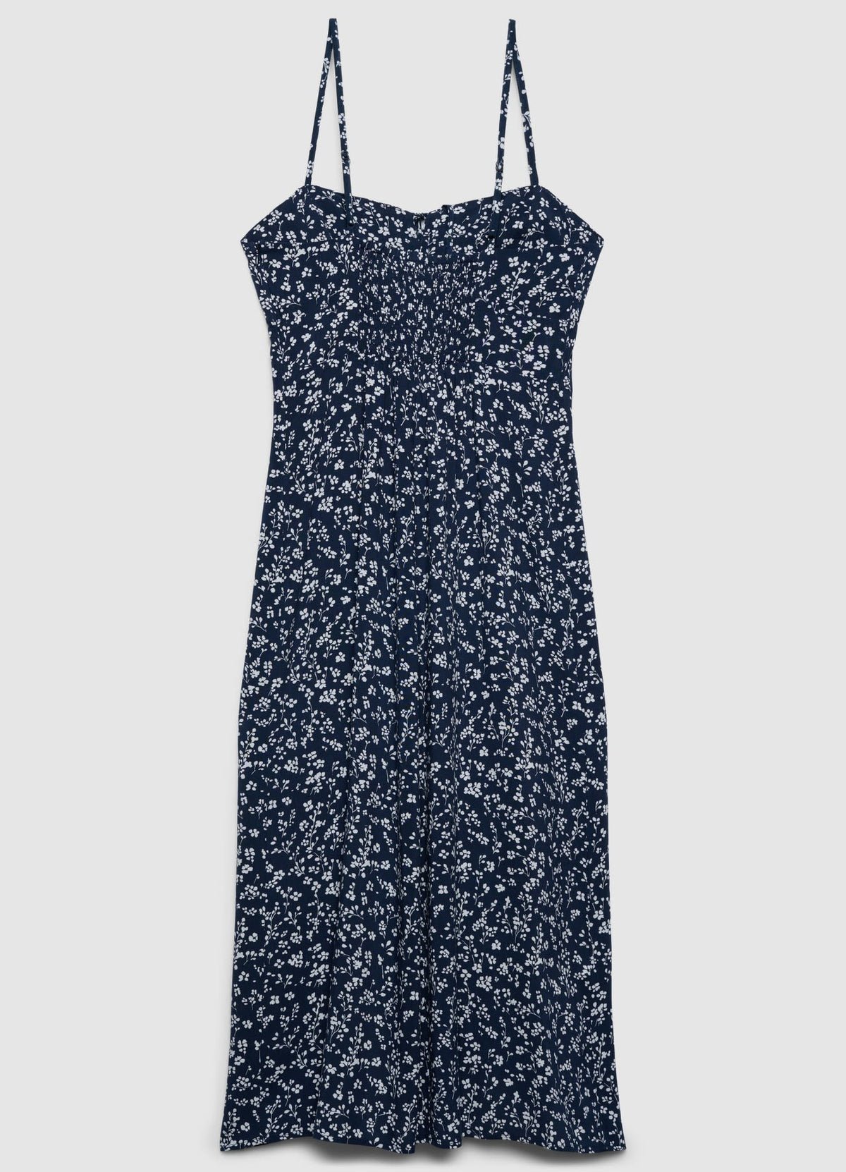 Floral maxi dress with side split