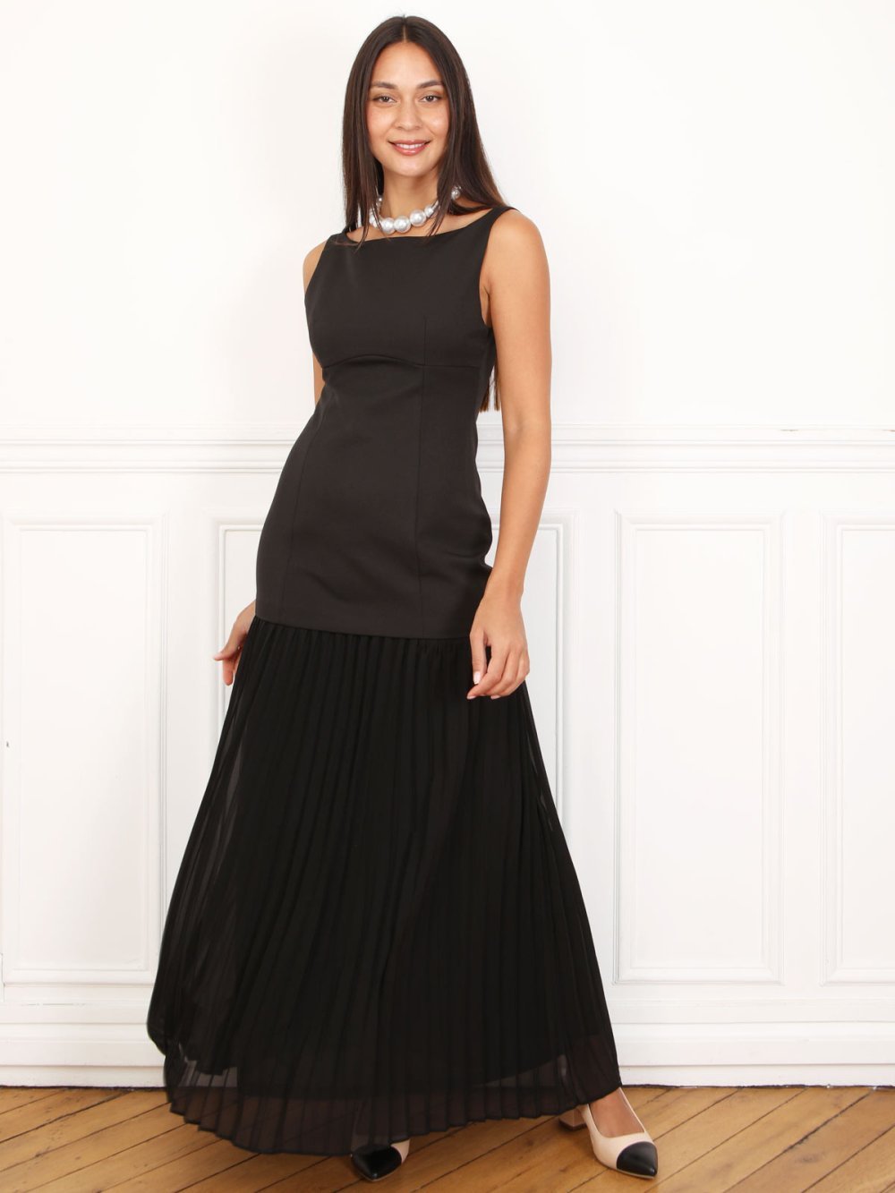 Robe twila plissée effet jouj pièces