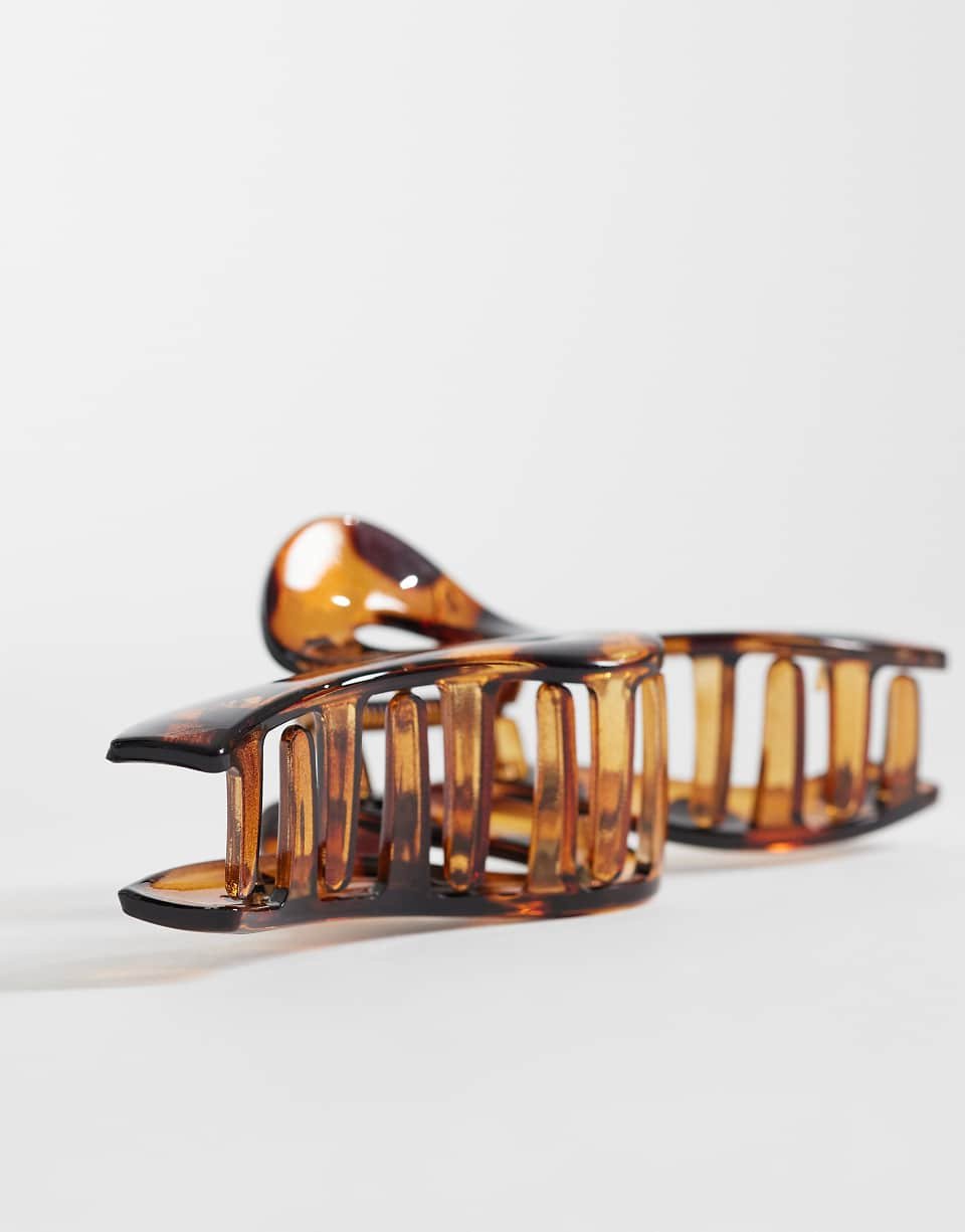 Large wave hair claw - Tortoiseshell
