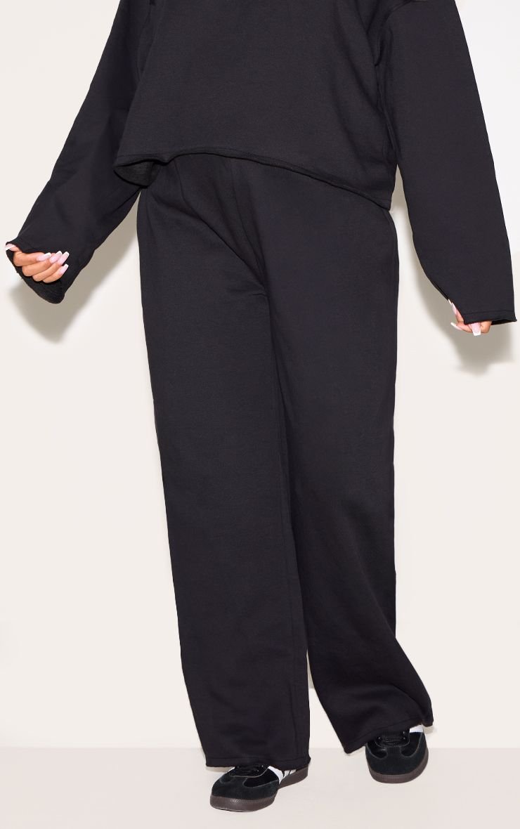 Fleece lined wide leg joggers - Maternity