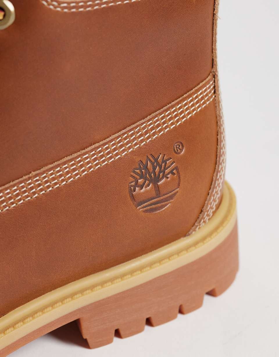 Bottines à lacets 6 pouces marron