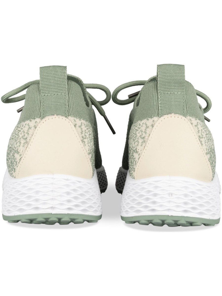 Baskets b maille jouj alwan khder sauge