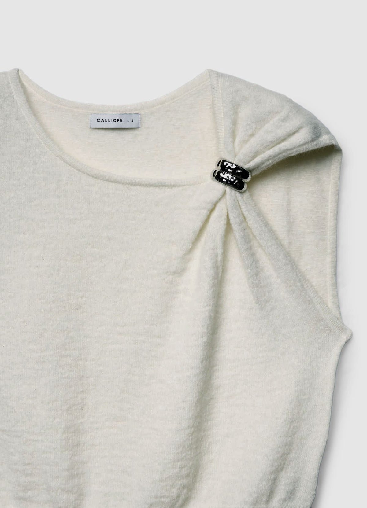 Pull sans manches à anneau