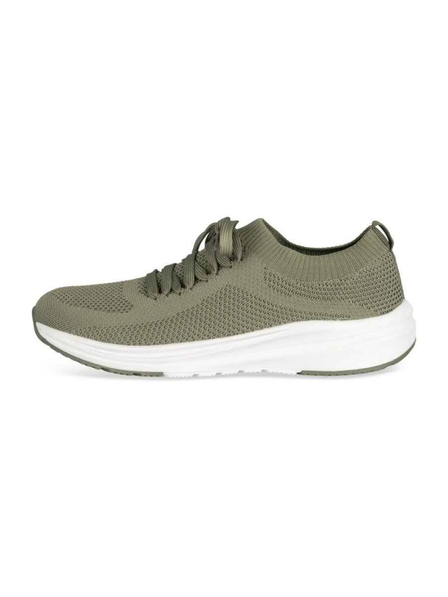 Baskets maille b semelle bayda kaki