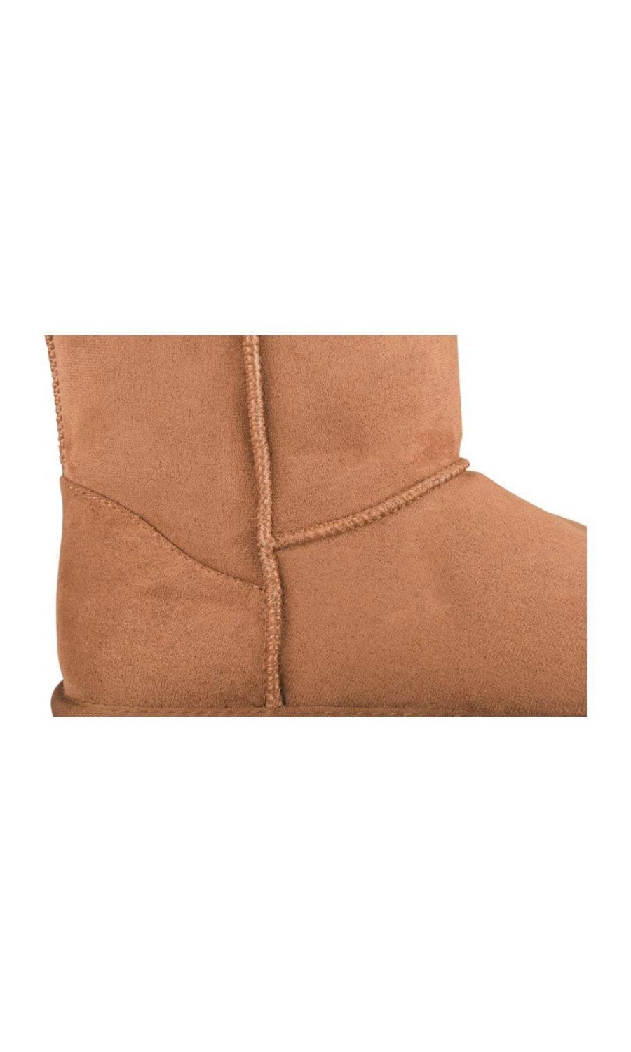 Camel faux suede lined boots