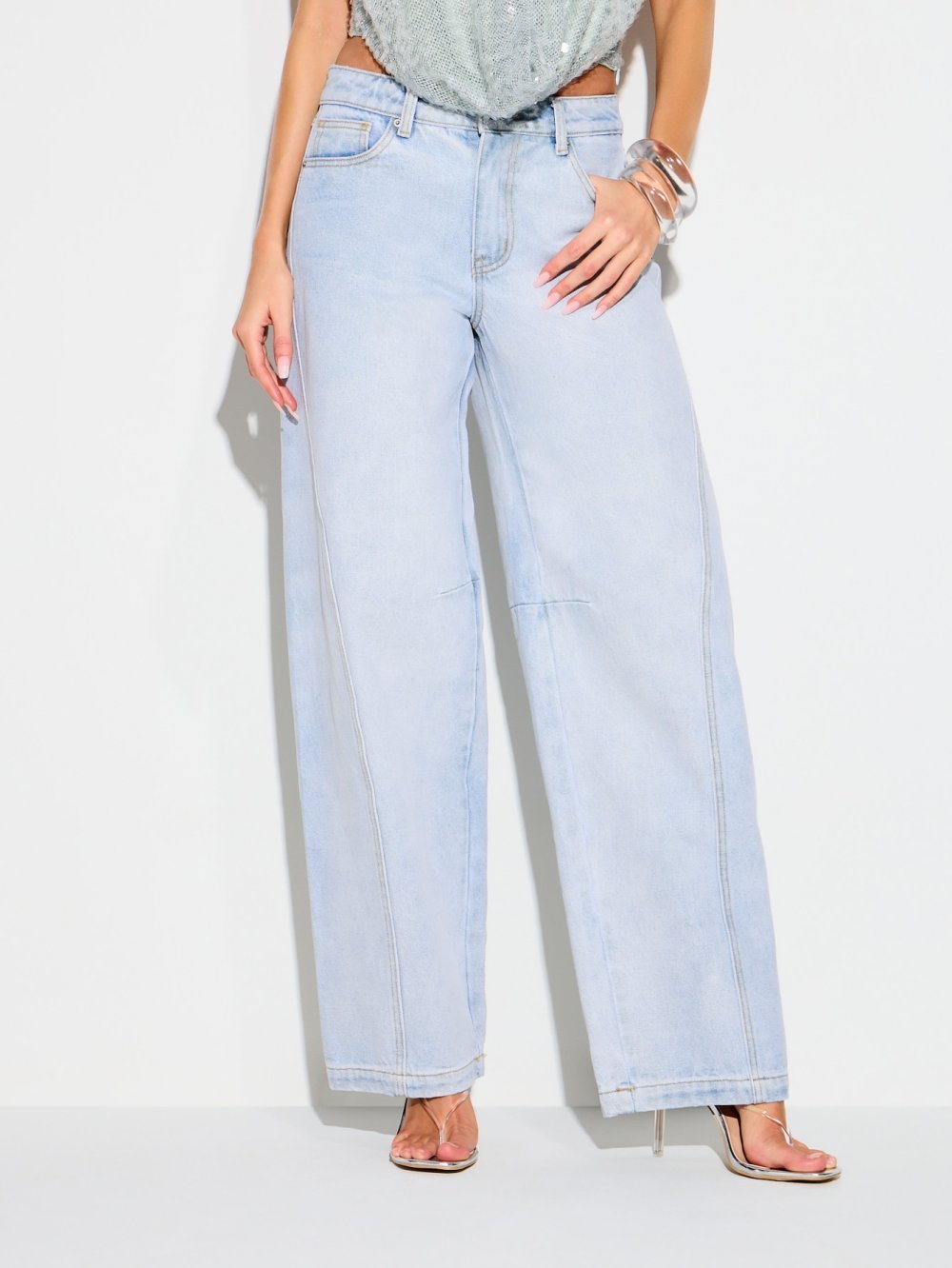 Jean palazzo taille haute zre9 w byed