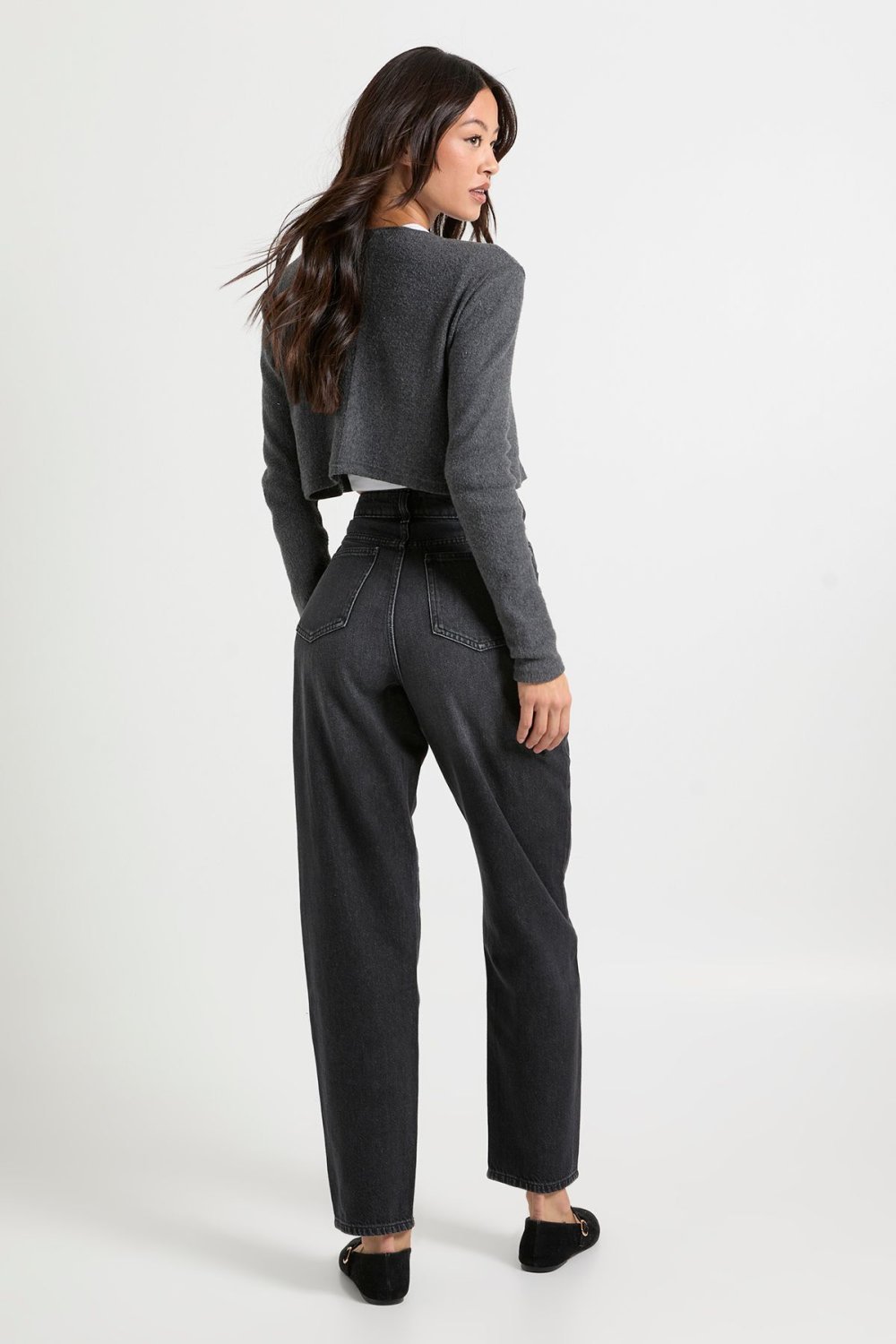 Jean mom taille haute k7el delavé - Tall