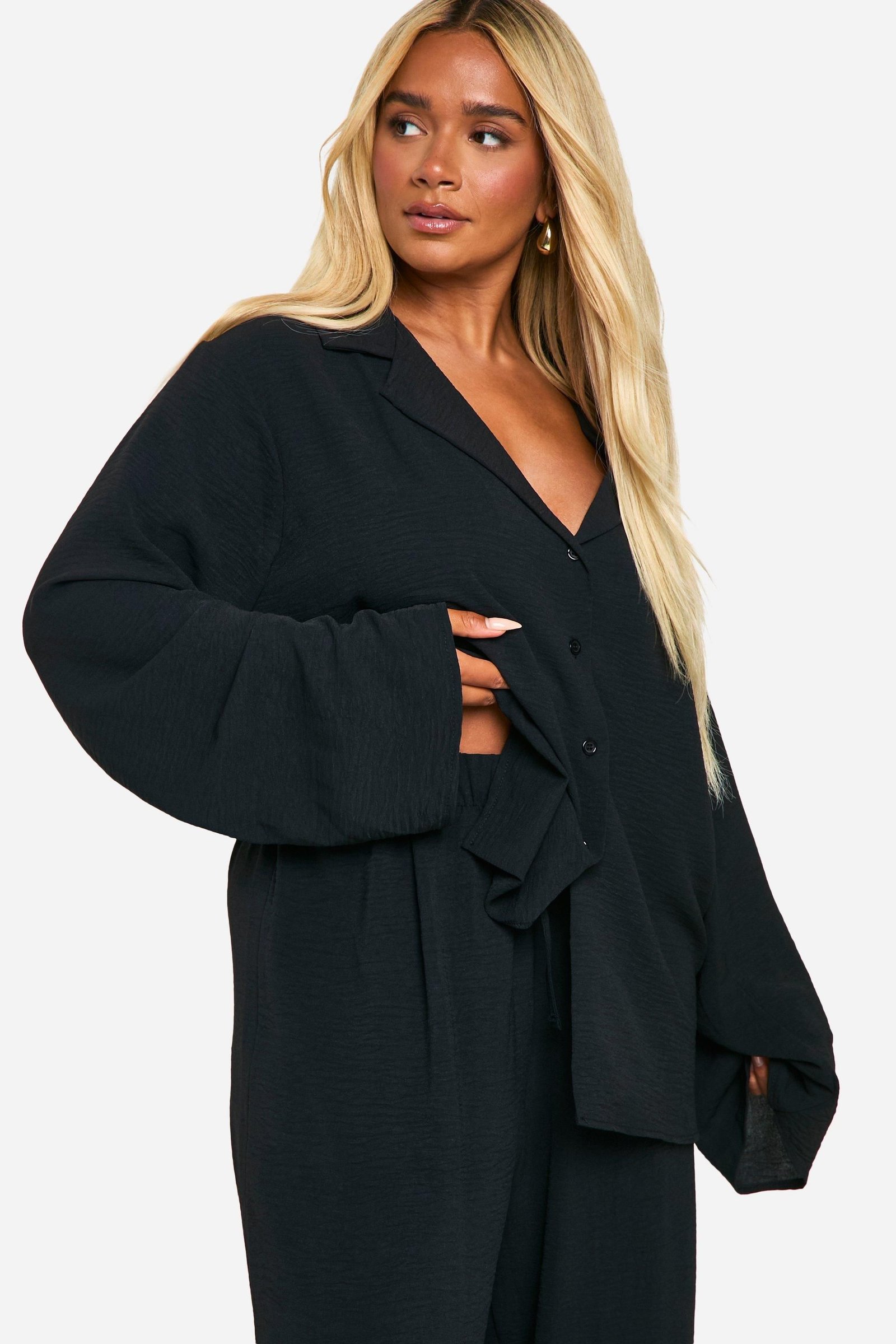 Woven Ensemble coordonné : chemise - Grande taille