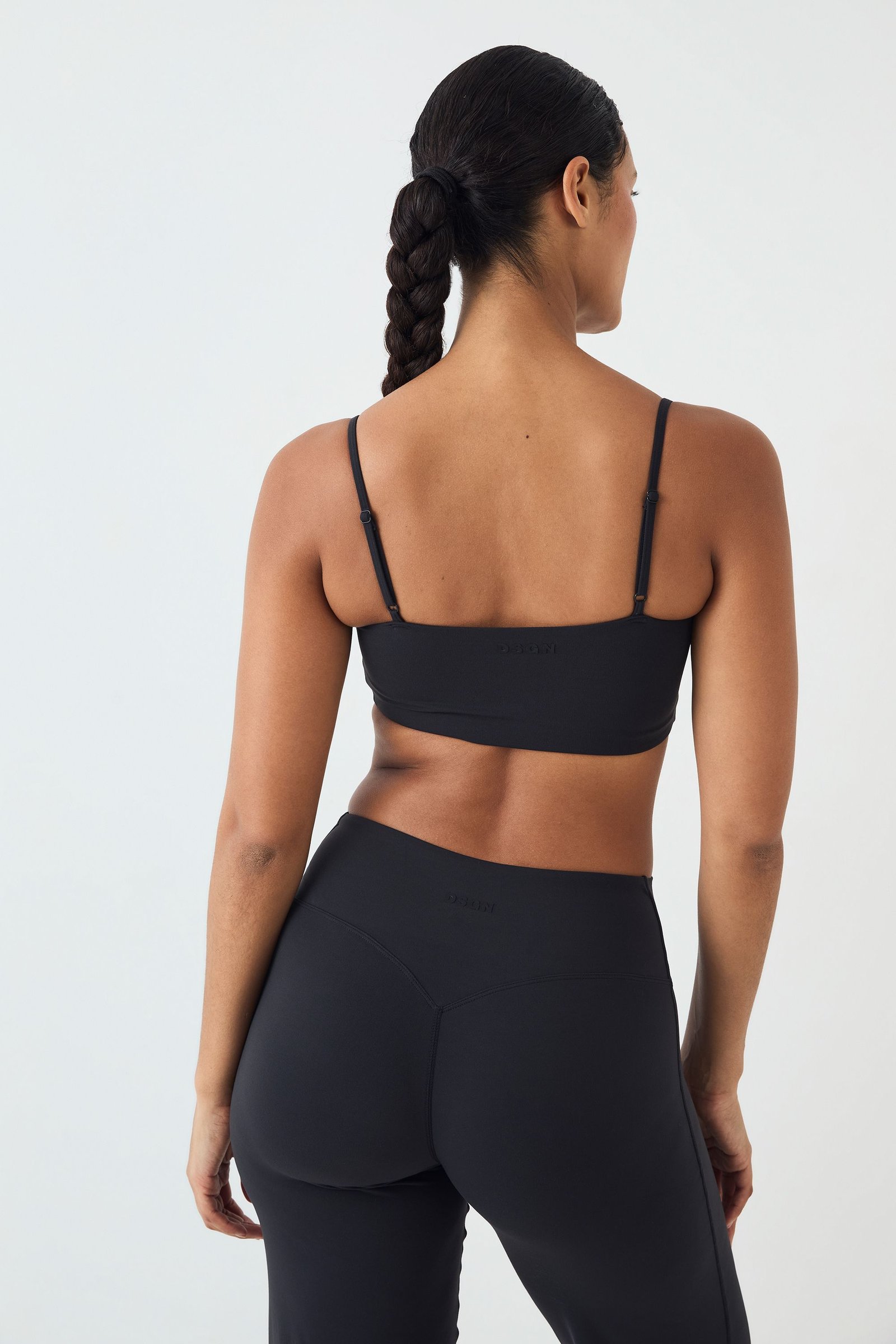 Brassière sport froncée b 7wachi ondulés