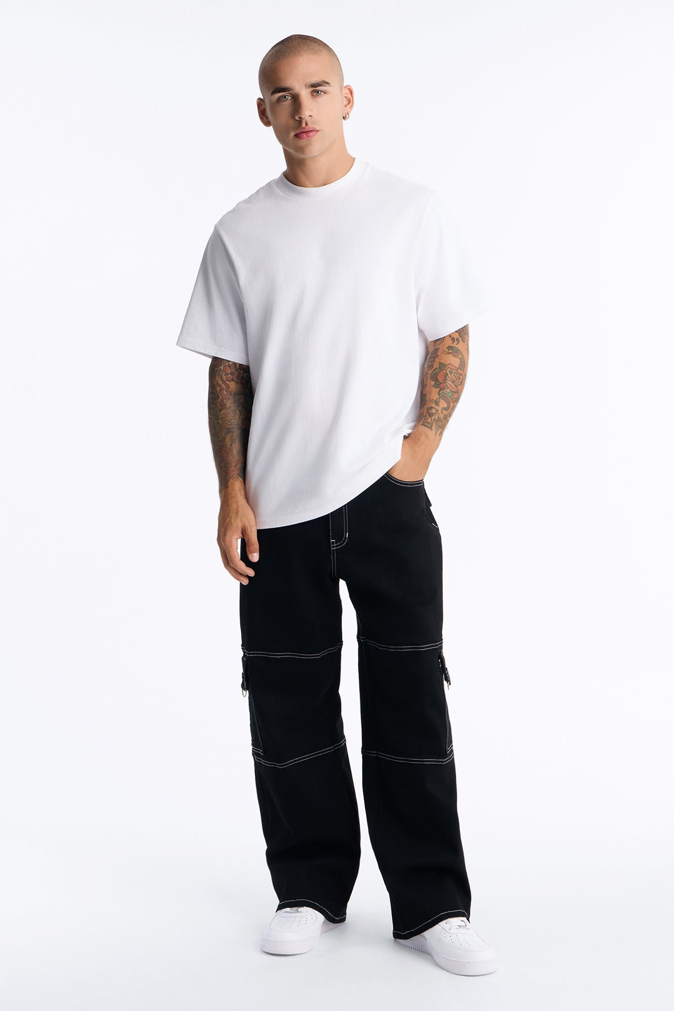 Jean cargo baggy b khiyata mkhalfa
