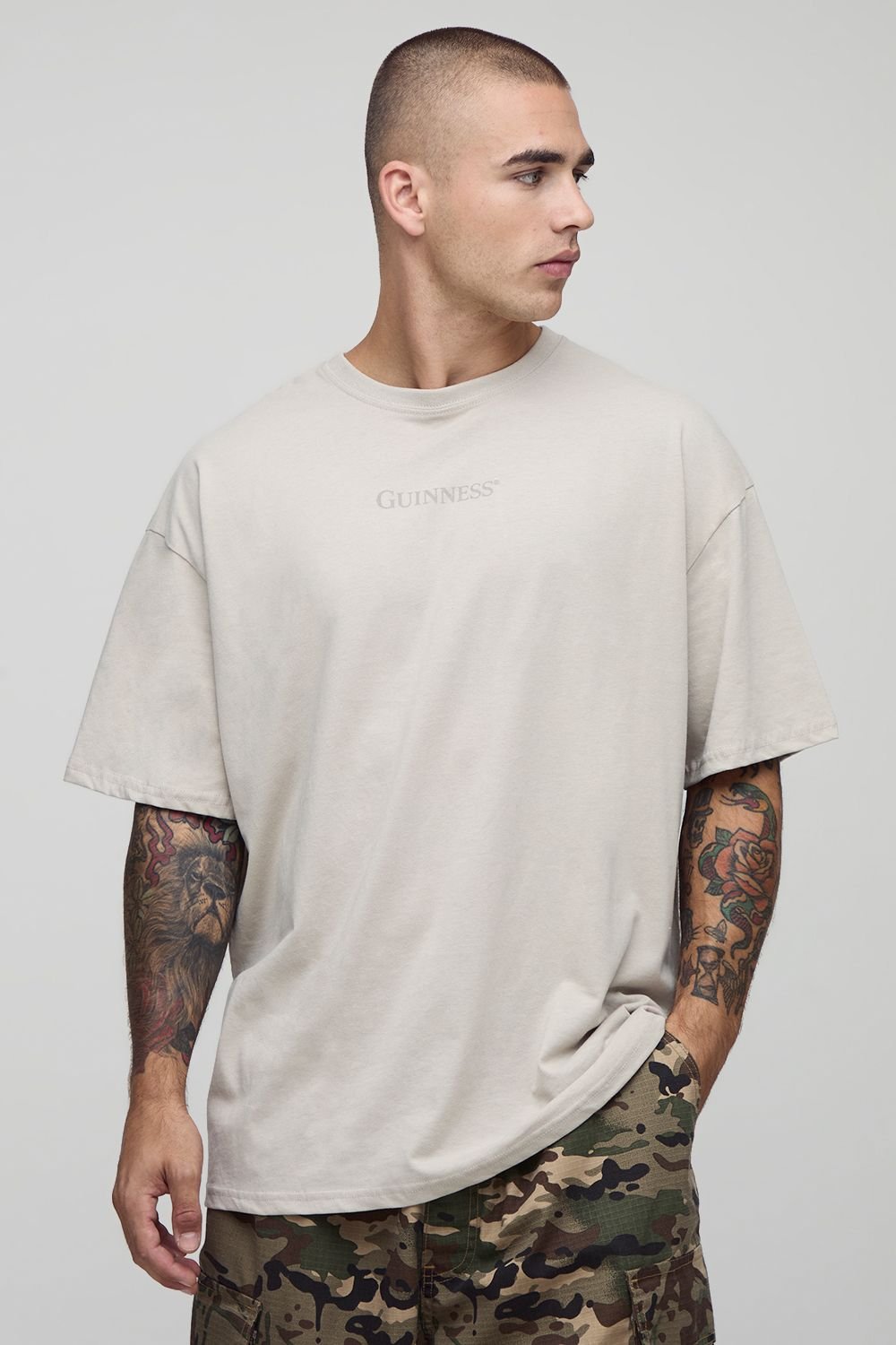T-shirt oversize b imprimé Guinness