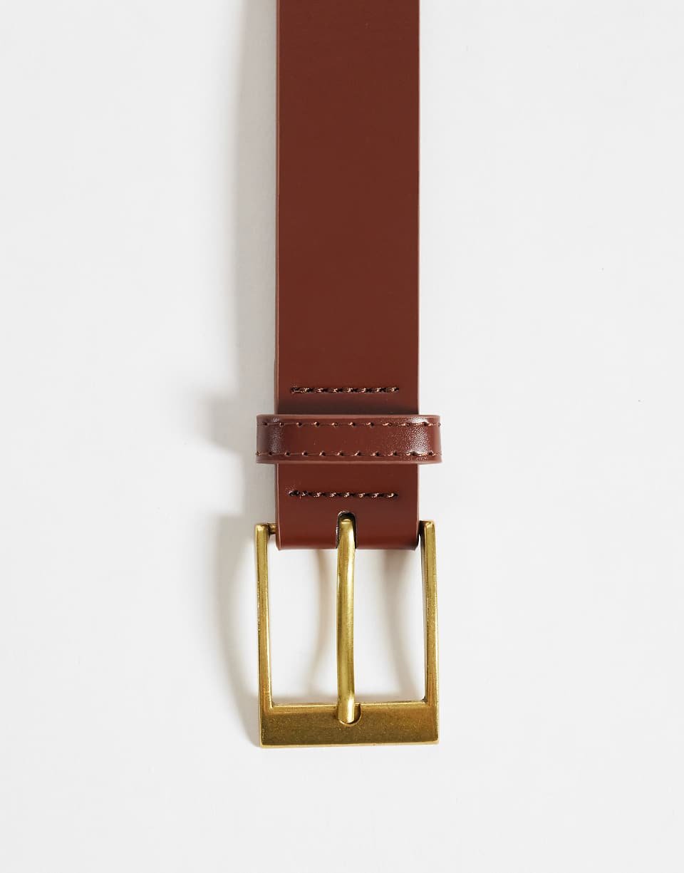 Hzam d jeld synthétique b boucle dheb - Camel