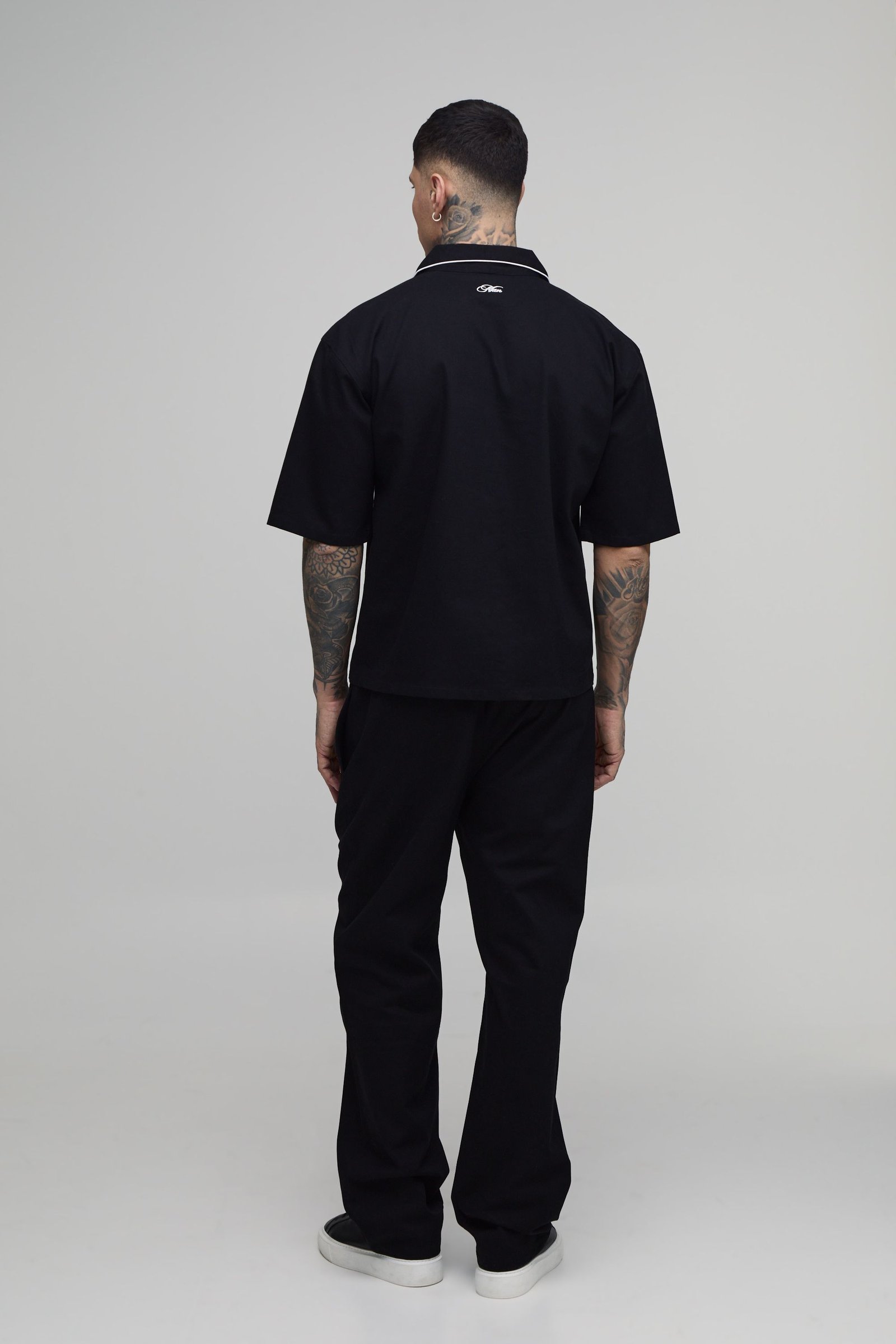 Ensemble chemise sergé w pantalon - Tall