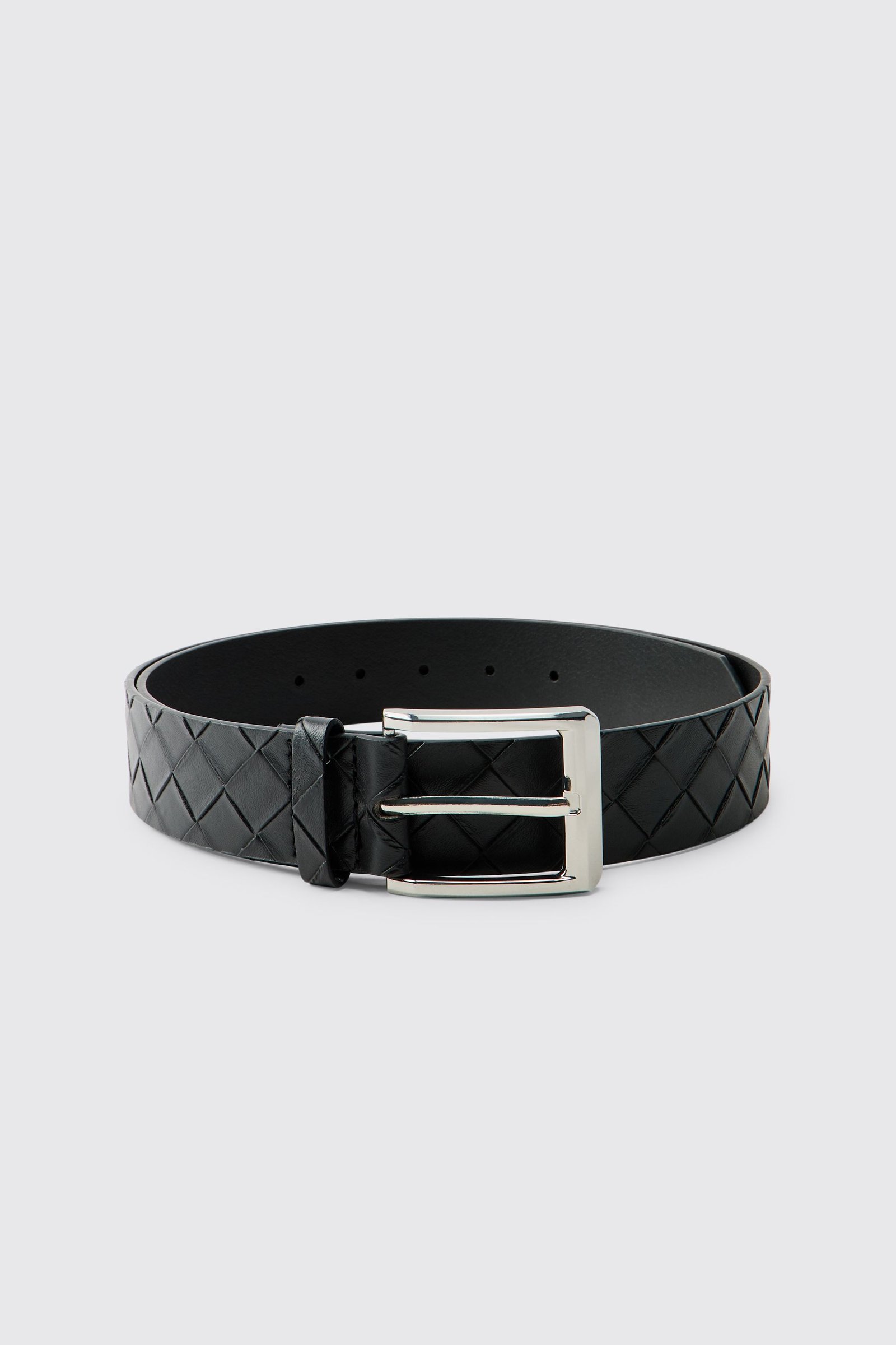 Ceinture tressée en similicuir