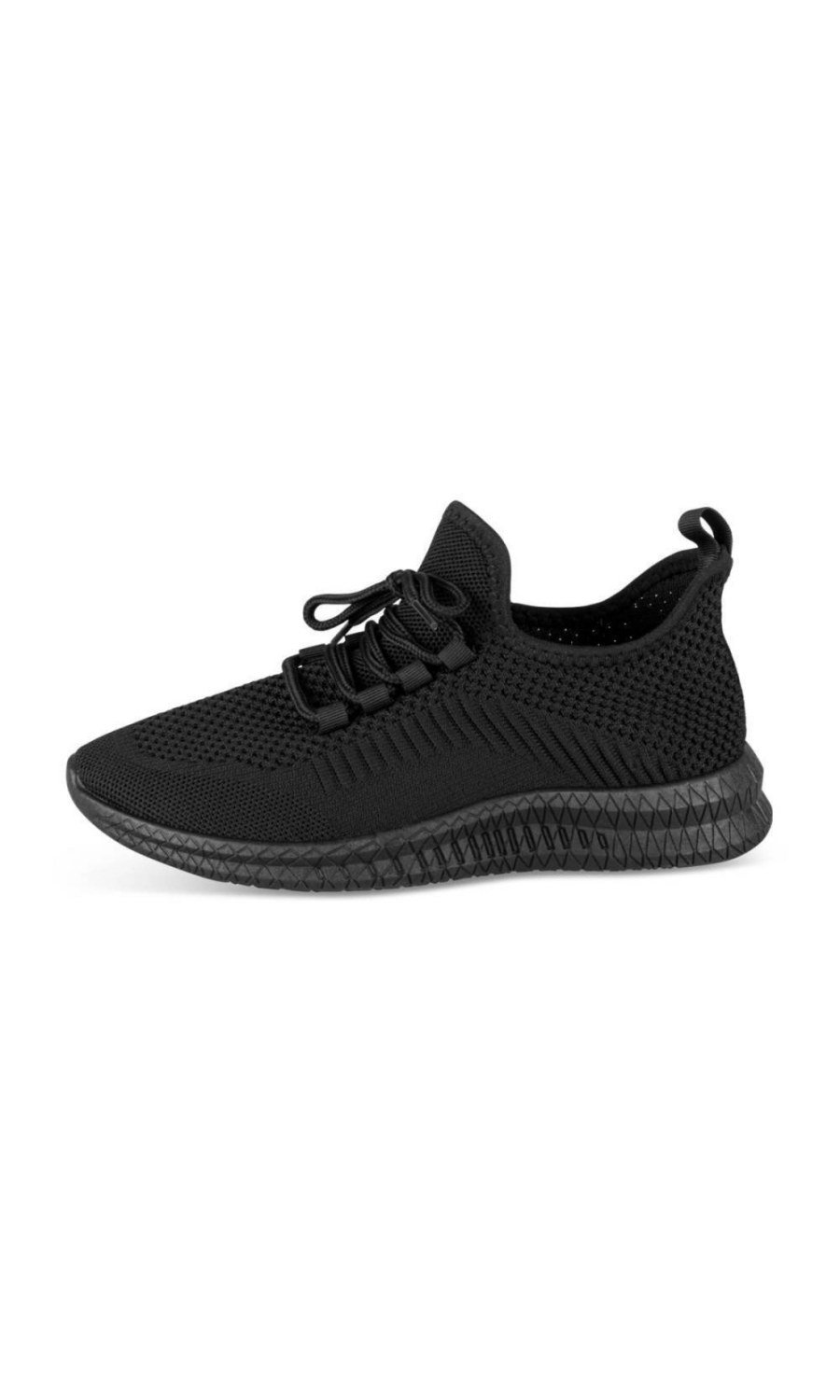 Baskets en maille ajourée à enfiler noires