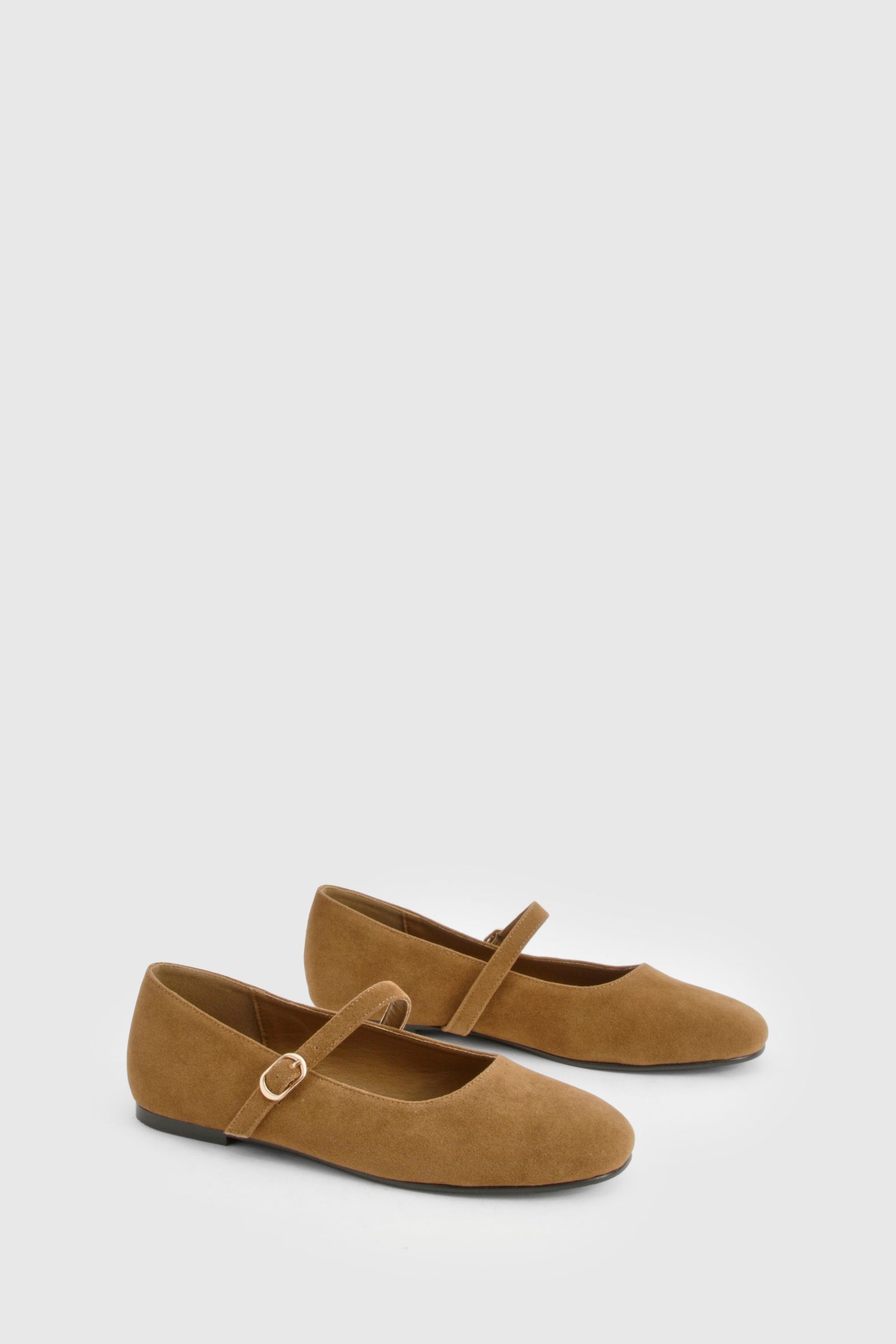 Ballerines Mary Jane f suédine - Pied large
