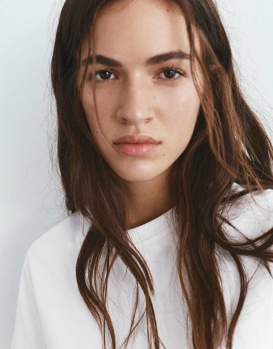 Basic short-sleeve T-shirt - White