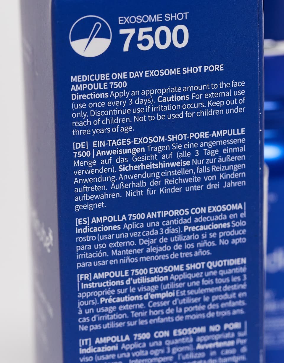 Exosome Shot 7500 pore serum - 30ml