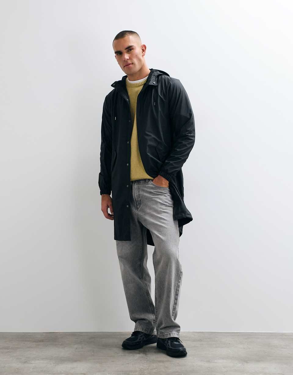 Parka fishtail noire