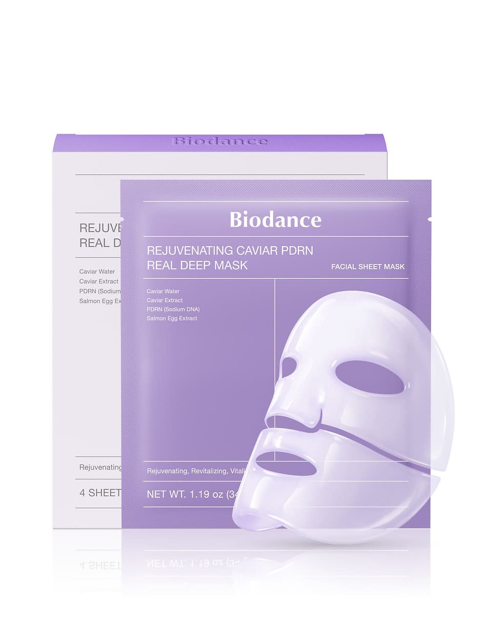 Rejuvenating Caviar PDRN Real Deep - Masque régénérant - Lot de 4