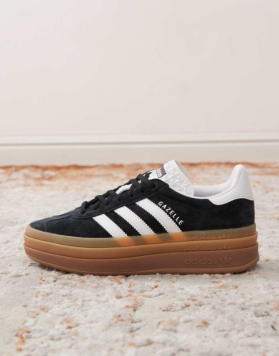 Gazelle Bold trainers in black and white