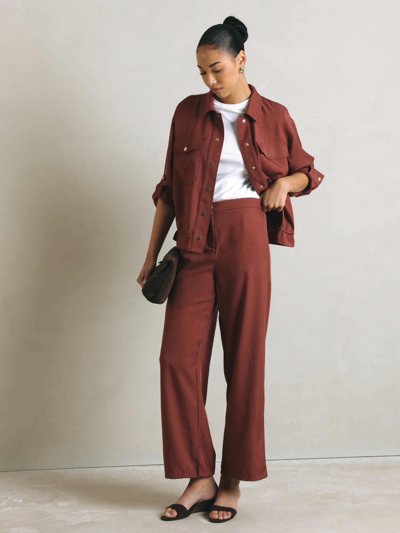 Chemise-veste utilitaire b boutons-pression