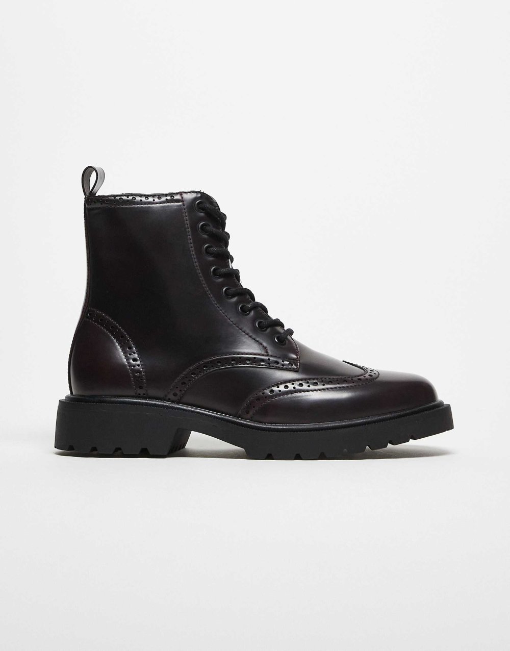Bottines richelieu b les lacets bordeaux