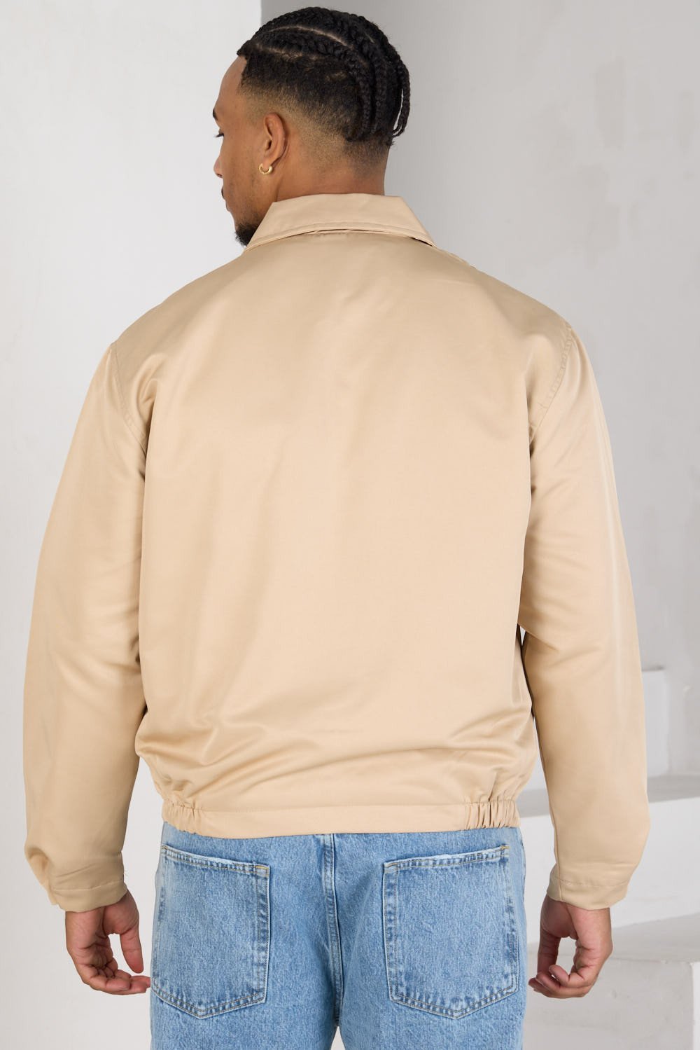 Veste b zip w mouchoir f jib beige ghame9
