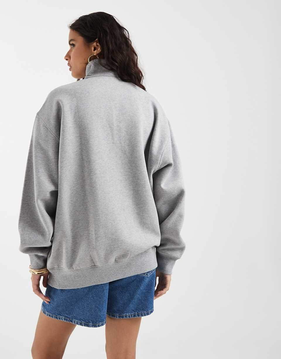 Essential half-zip sweatshirt - Grey