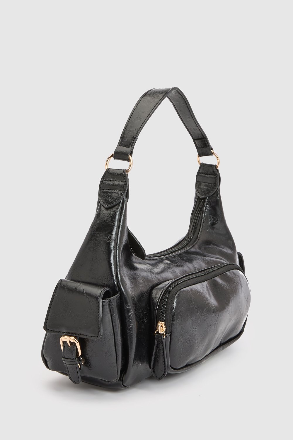 Shoulder bag with cargo pockets