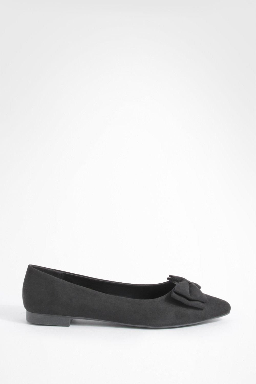 Ballerines pointues en suédine b fiyonga - Pied large