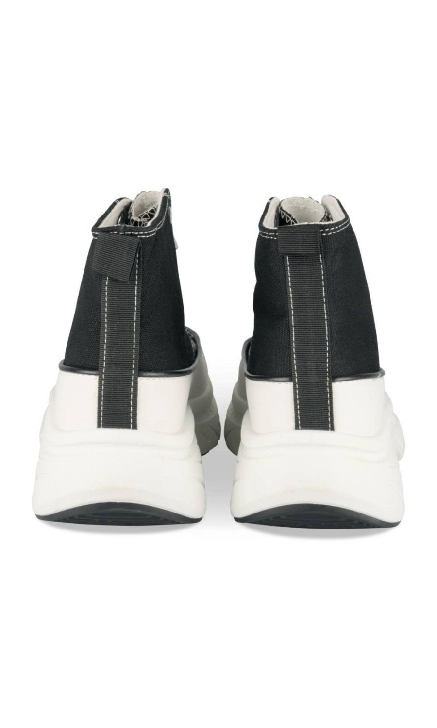 Black high-tops with chunky sole