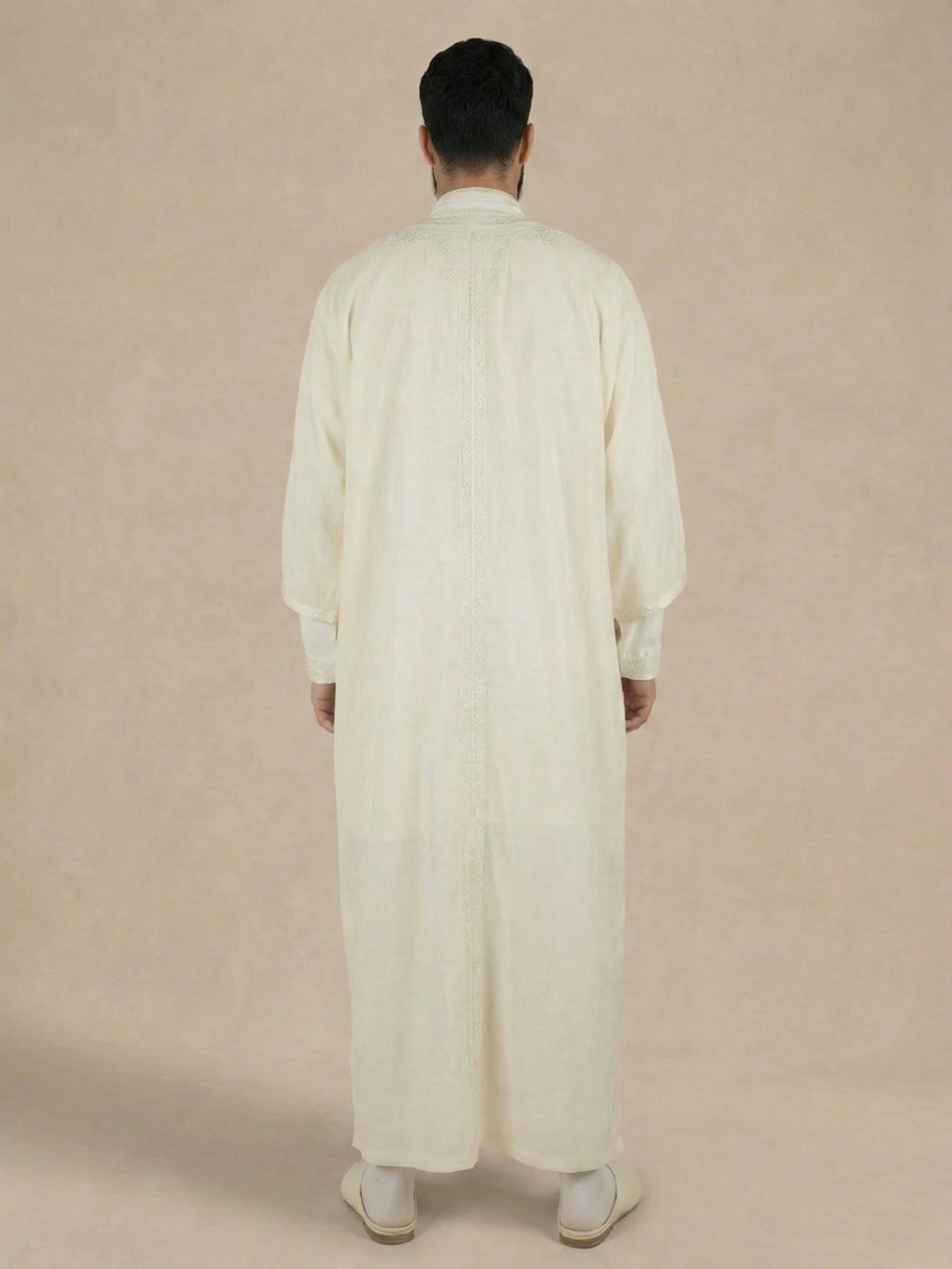 White jabador with matching trousers