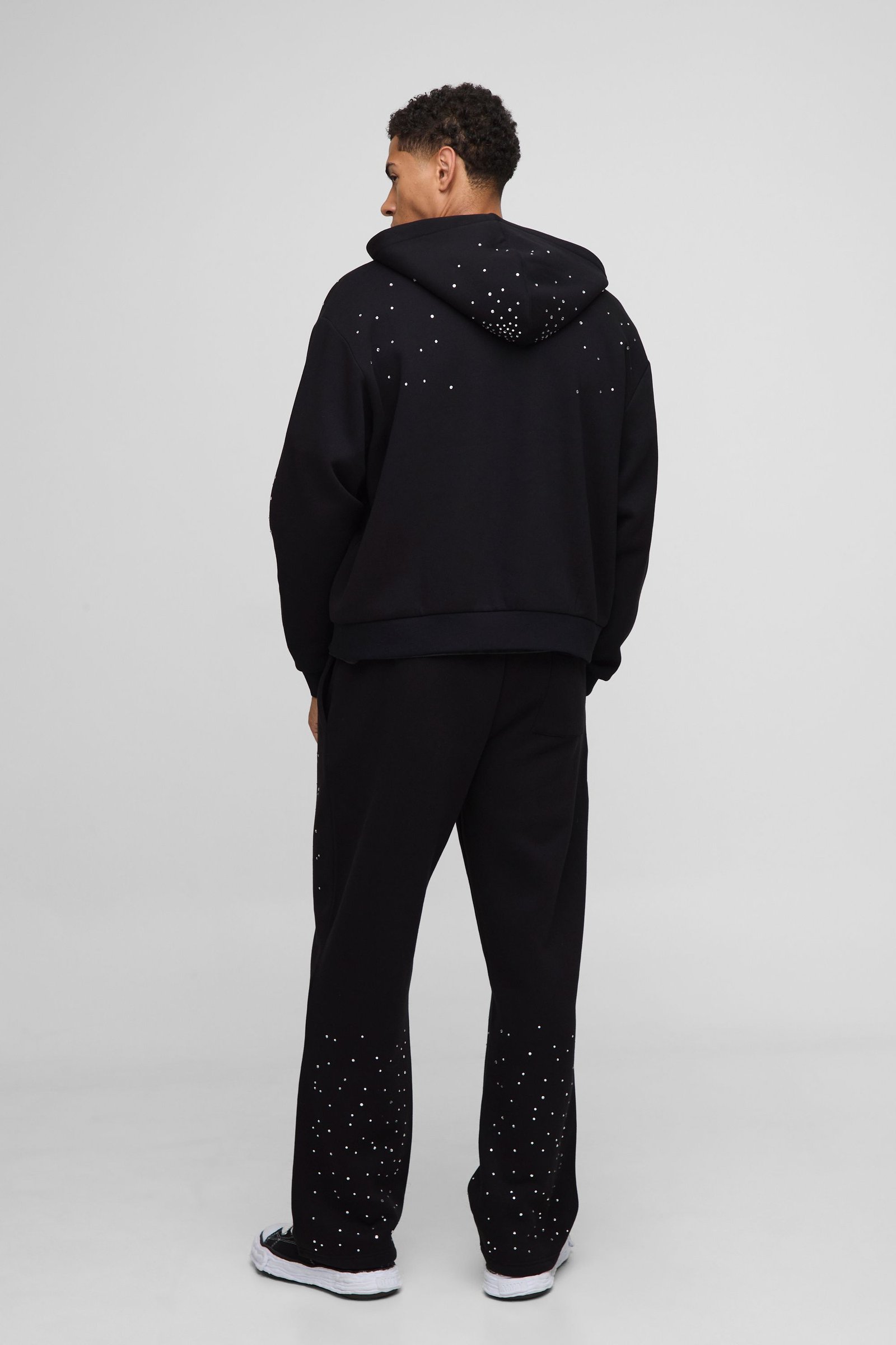 Joggers baggy fit à strass