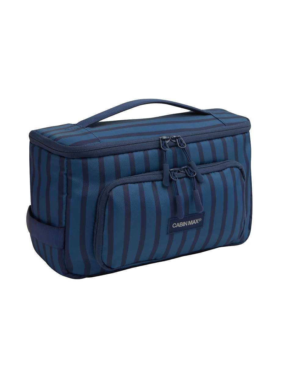 Classic striped wash bag - Blue