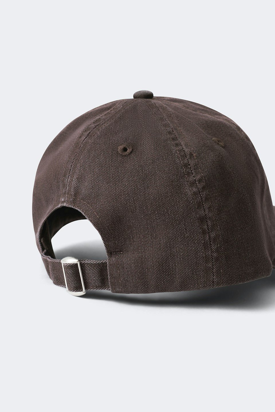Washed cotton cap