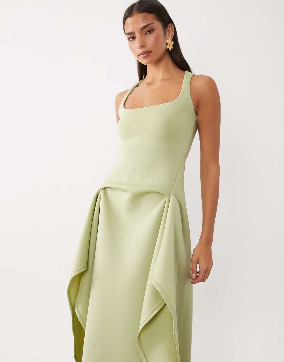Robe twila col rond b jnab ma7loulin