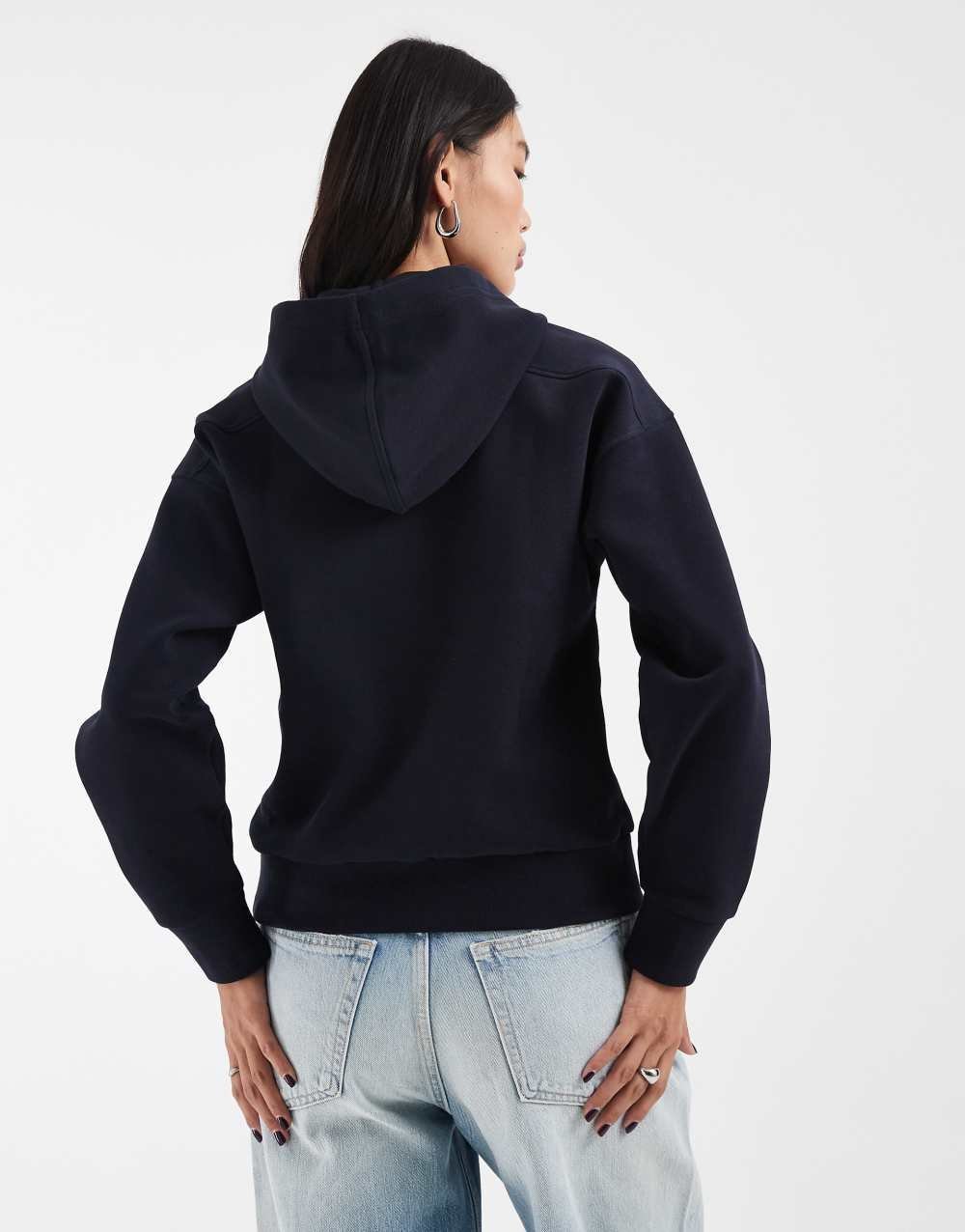 Sweat b capuche w fermeture zre9 ghame9