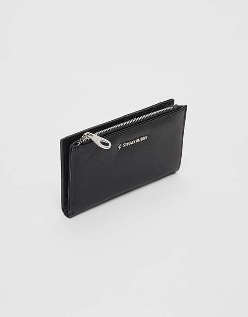 Porte-monnaie basique à fermeture éclair - Noir