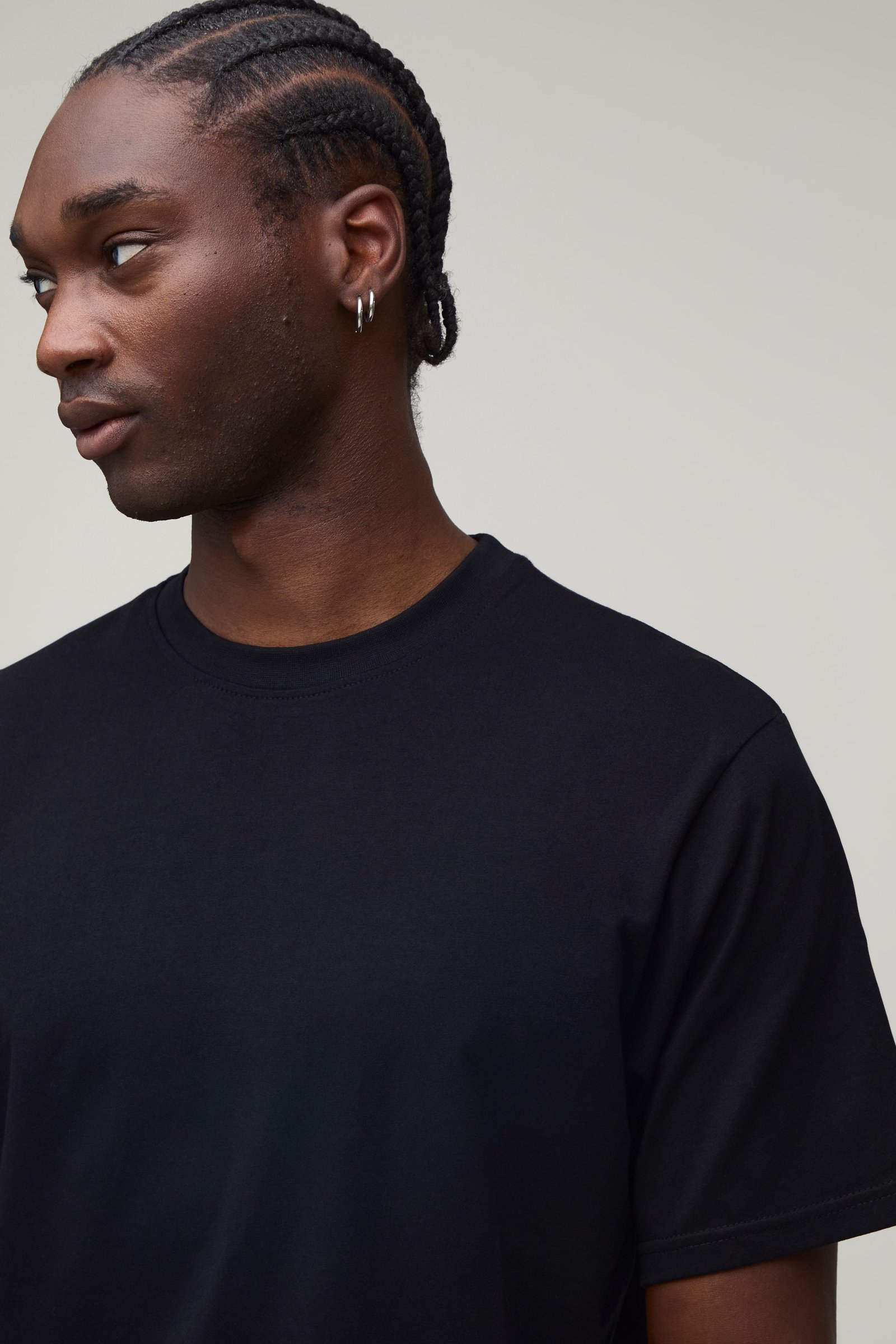 T-shirt basique Tall à col rond, coupe régulière