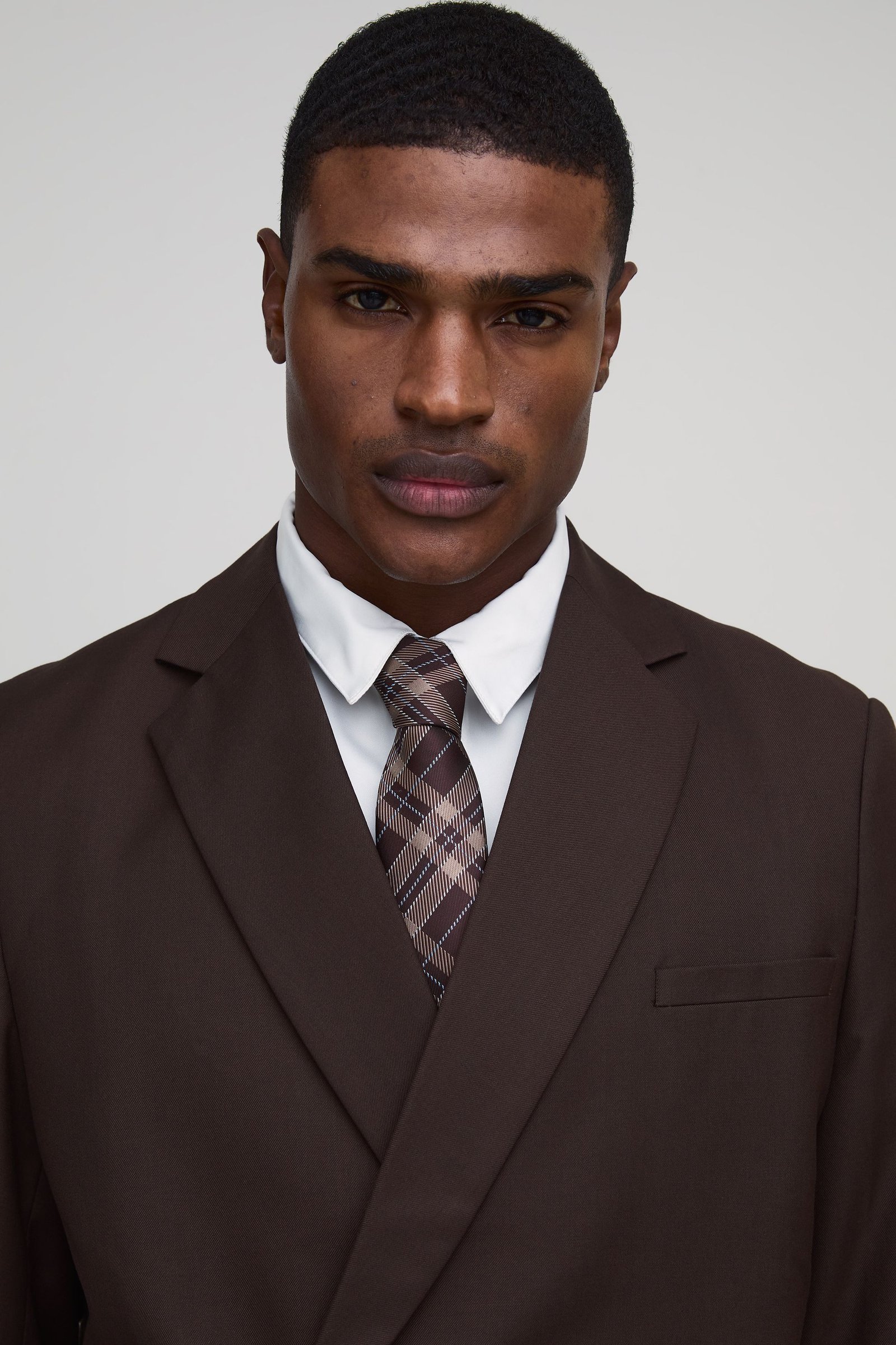 Oversized wrap suit jacket