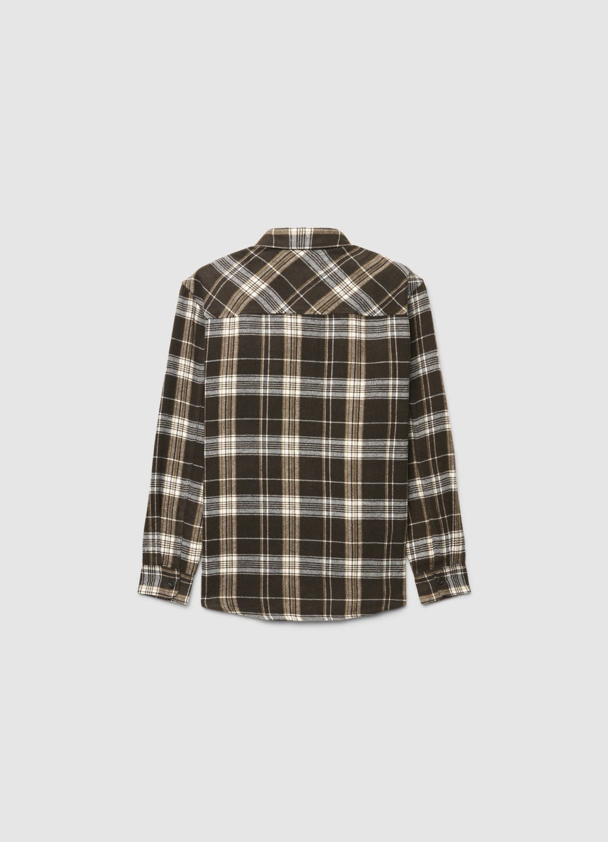Checked shirt with flap pockets