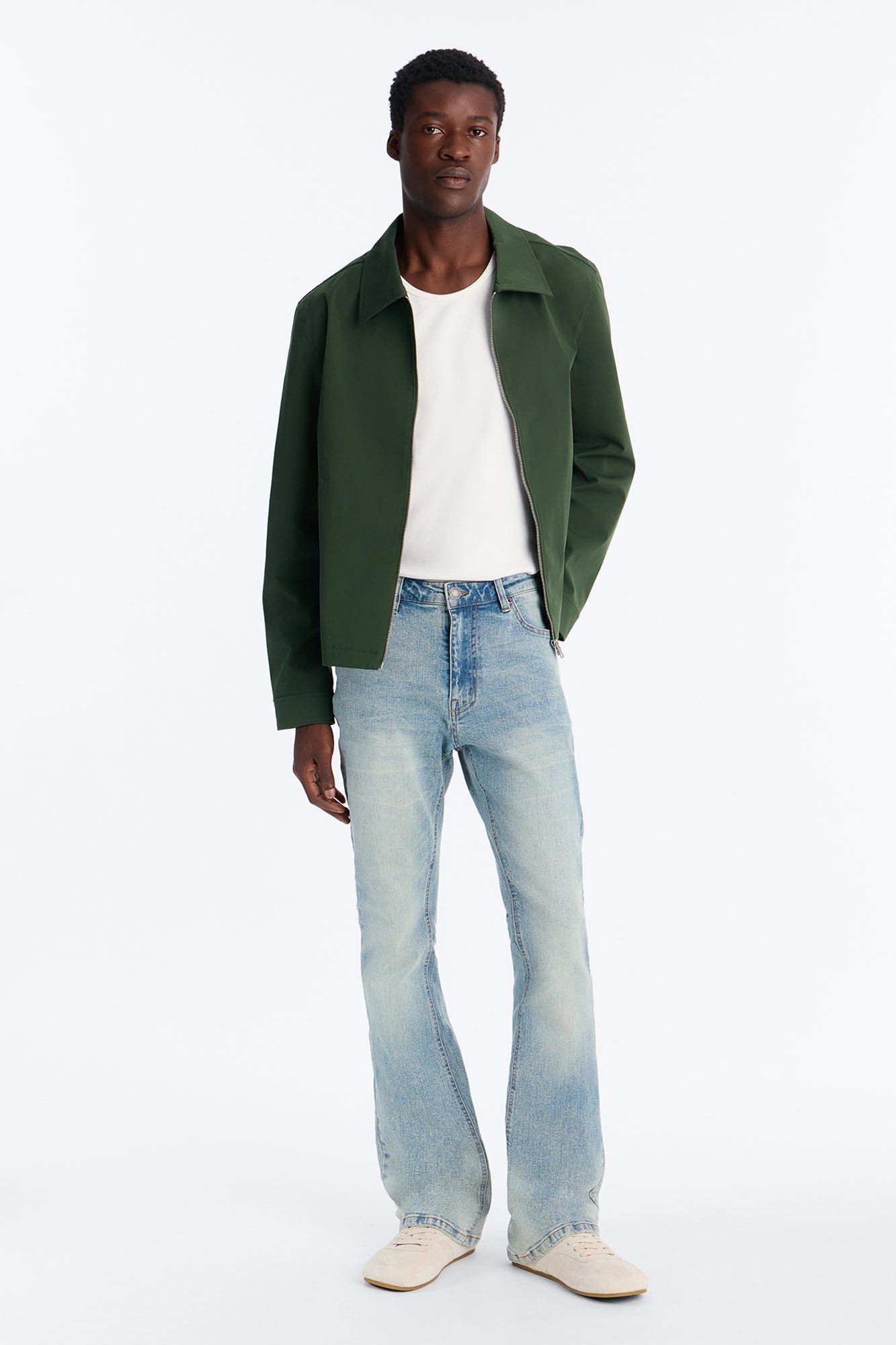 Essential Stacked Skinny Flare Stretch Jeans