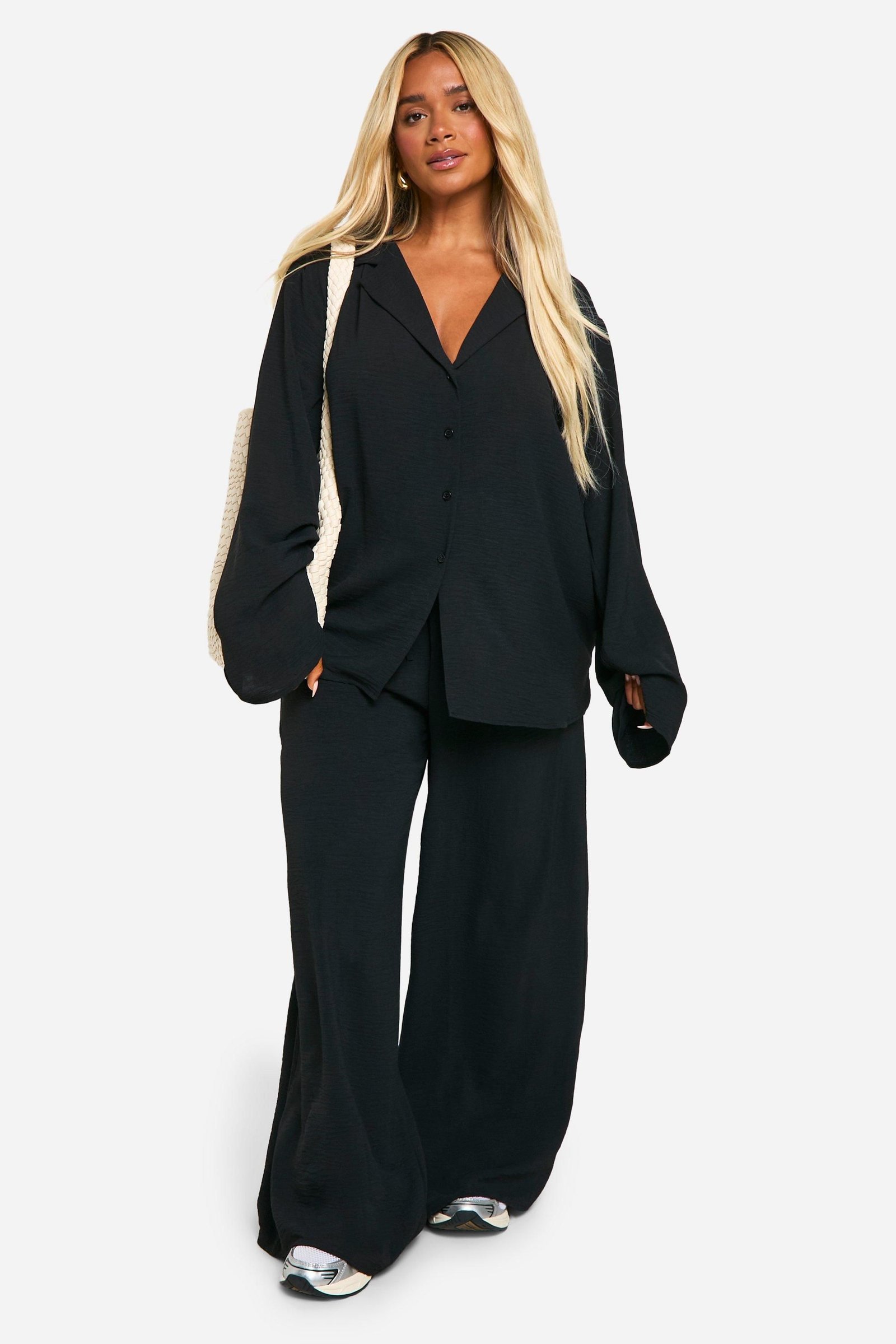 Woven Ensemble coordonné : chemise - Grande taille